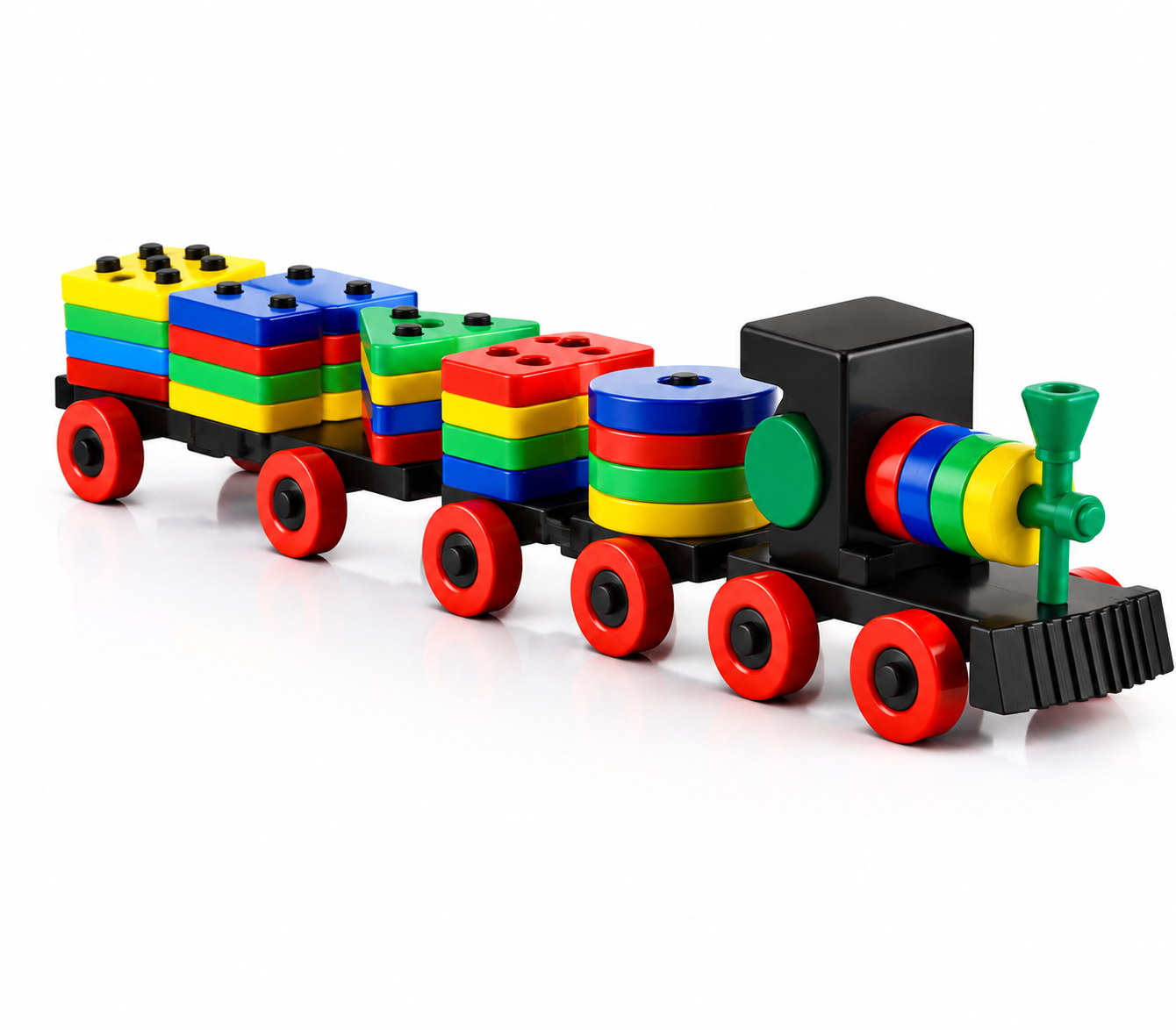 Colorful Toy Train Set