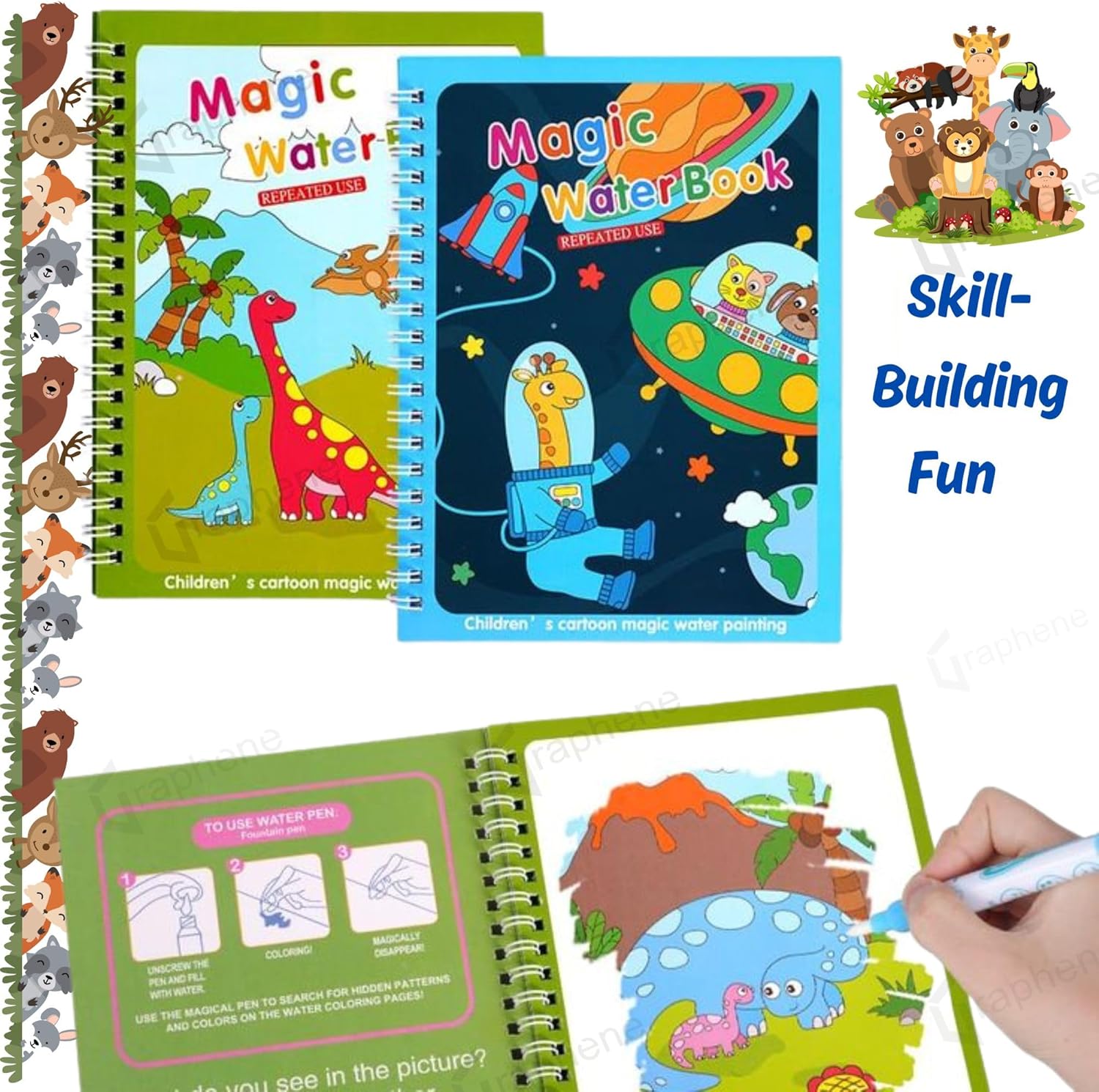 Magic Water drowing 4-Book
