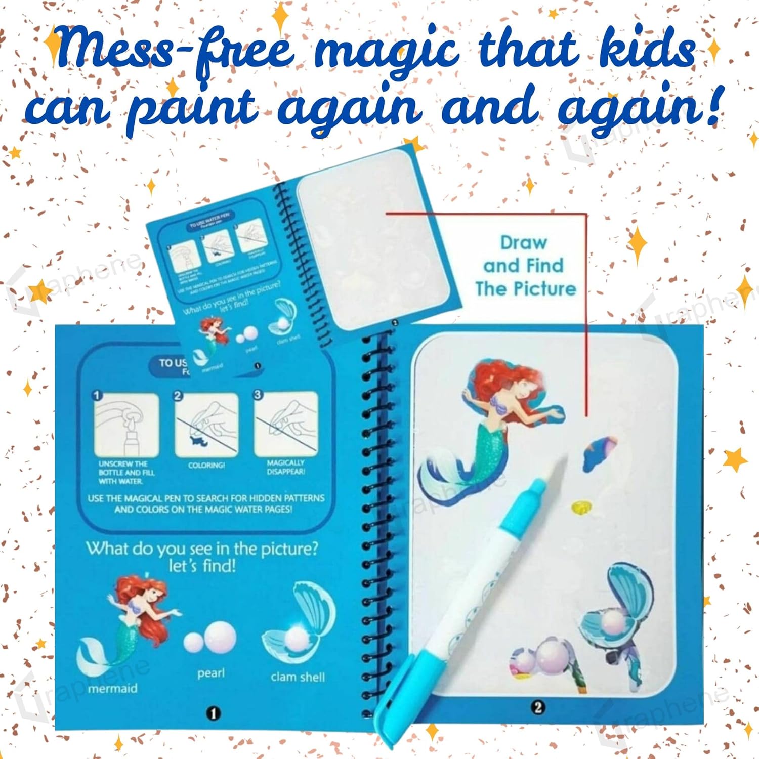 Magic Water drowing 4-Book