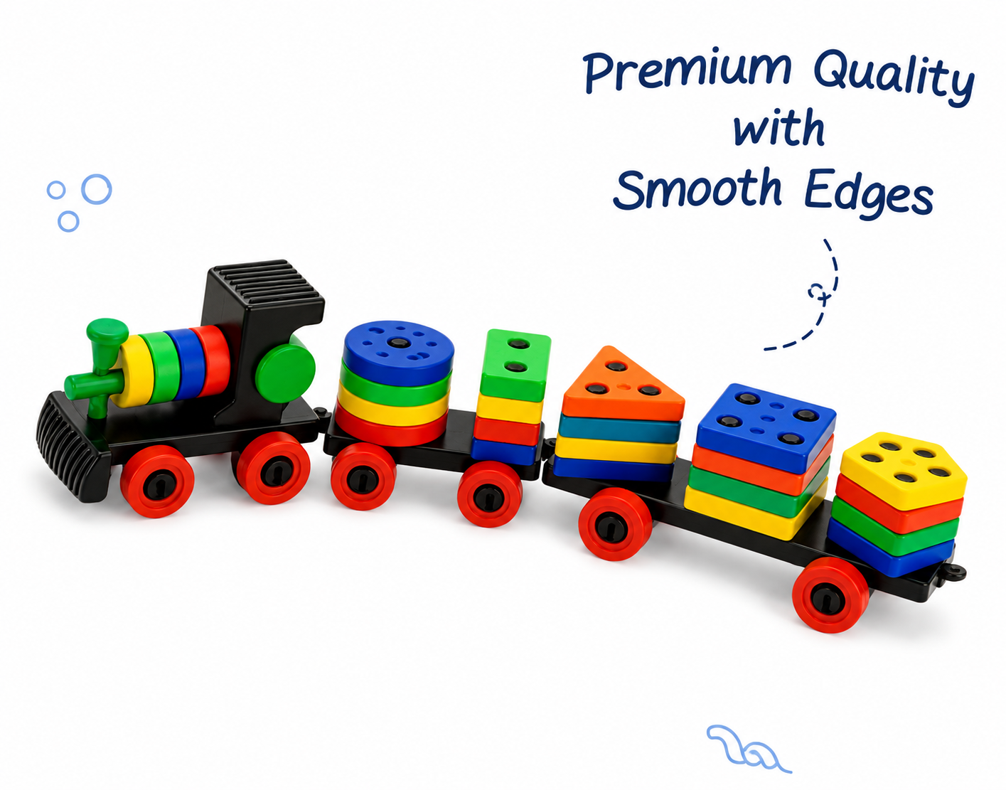 Colorful Toy Train Set