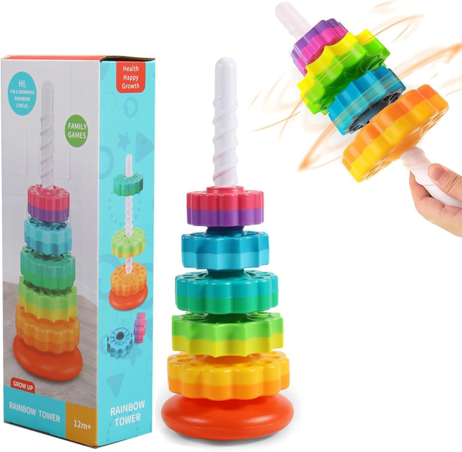 Rainbow Ring Stacker Toy