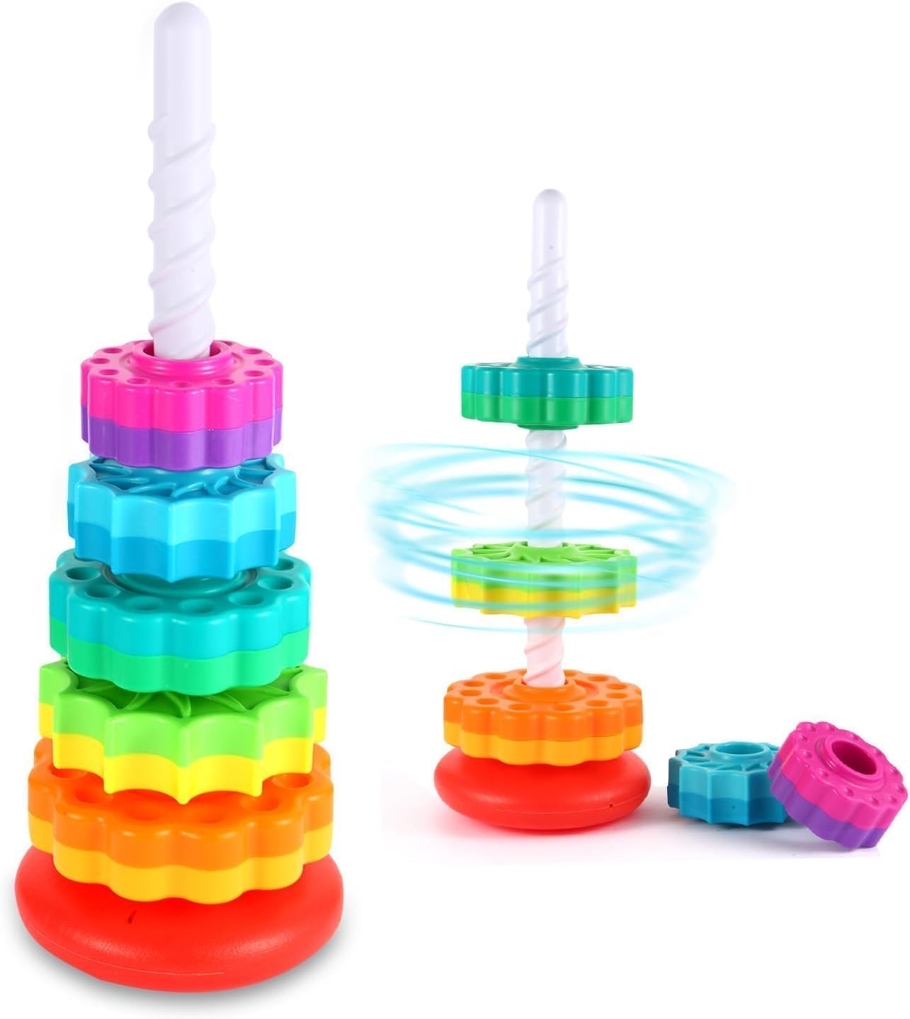 Rainbow Ring Stacker Toy